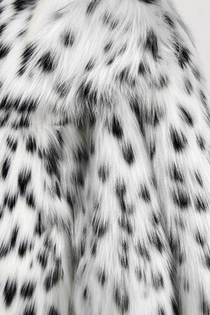 dalmatian fur jacket snow leopard short coat for women 1 Alicefurs