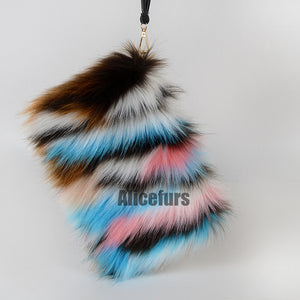 faux fur boots with matching headband and purse for women 10 Alicefurs