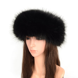 faux fur headband winter fluffy hat for women in black_cf7172d1 e9e6 48b2 ab02 e9937ecd2946 Alicefurs