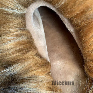 faux fur slippers lining Alicefurs