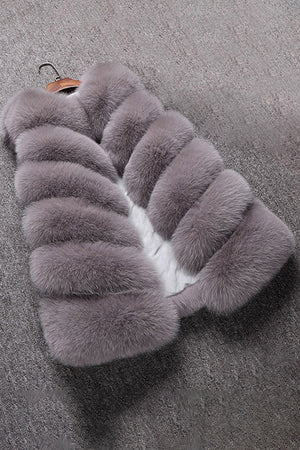 faux fur vest winter long sleeveless fluffy jacket for women in grey 1_c2ce81fc 469e 4611 b812 26093bbfe686 Alicefurs