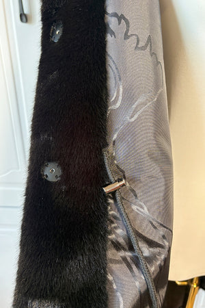 faux mink coat winter hooded outerwear for women in black 7 Alicefurs