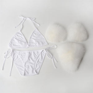 fur bikini set fuzzy bathing suit for women in white 1_efe09129 a4a8 40e3 b180 d45906b90fa1 Alicefurs