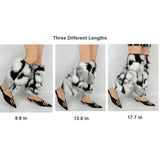 Fluffy Leg Warmers Winter Boots Cover for Women