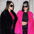 belted faux fur coat winter long trench overcoat for women Alicefurs