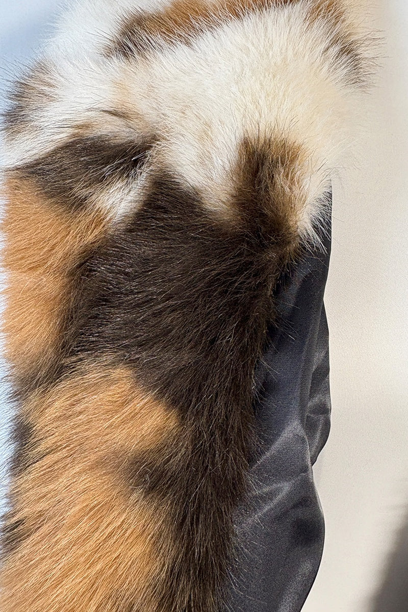 cow print fur coat long winter fuzzy overcoat for women 9 Alicefurs