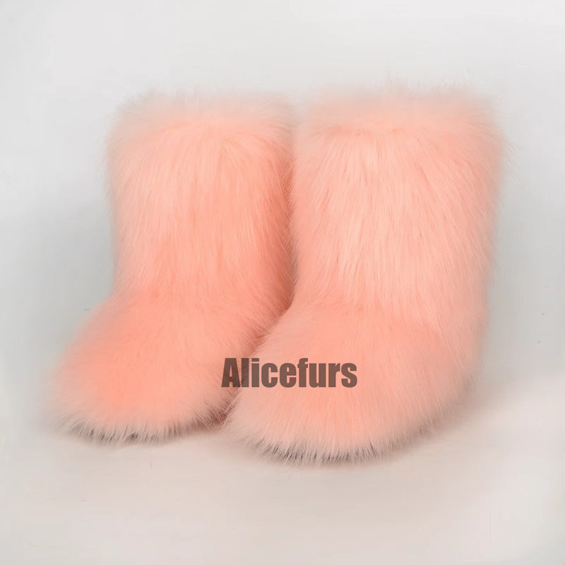 Cute Faux Fur Boots for Toddlers and Little Girls