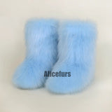 Cute Faux Fur Boots for for Toddlers and Little Girls