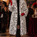 Manteau en fourrure dalmate pour femme, vêtement d'hiver long