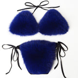 Faux Fur Bikinis in One Size