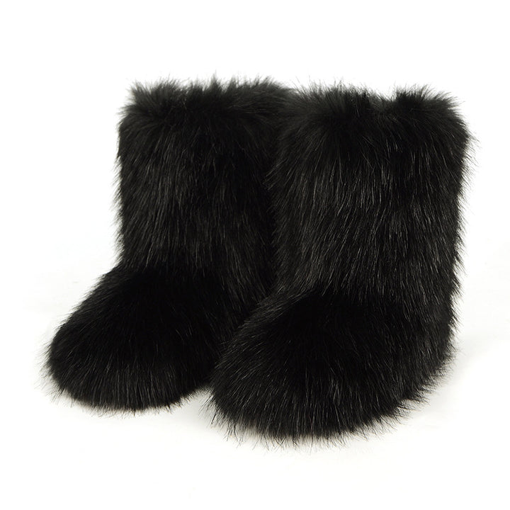 faux fur boots uk
