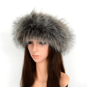 faux fur headband winter fluffy hat for women in silver grey_ada1bb59 7fb7 4fce ae24 5f5af026093e Alicefurs