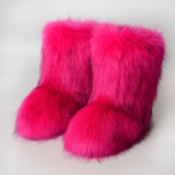 Faux Fur Snow Boots for Women