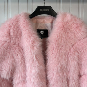 fluffy-faux-fur-jacket-with-bell-sleeves-for-women-in-pink-7 - Alicefurs