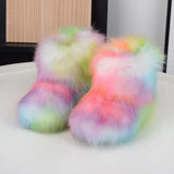 Fluffy Fur Boots for Toddlers and Little Girls