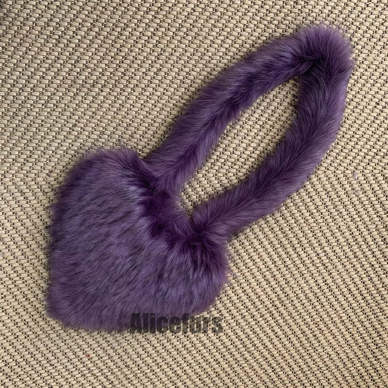 Bolso bandolera de piel con forma de corazón para mujer