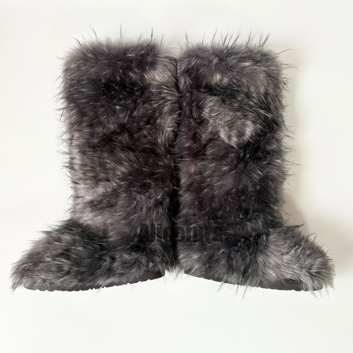 Knee High Furry Boots Winter Tall Fur Boots for Women