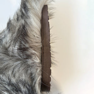 knee high furry boots winter tall fur boots for women in dusty grey 19 Alicefurs