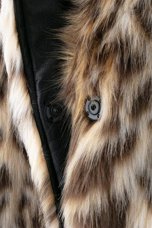 leopard fur jacket short animal print fluffy coat for women 10 Alicefurs