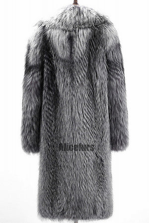 mens faux fur coat winter fluffy long overcoat in gray 6_a395e532 539e 4b4e a7ad 2fb3b203f998 Alicefurs
