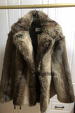 Men's Faux Mink Jacket Winter Short Fluffy Outerwear