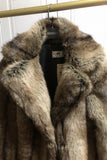 Men's Faux Mink Jacket Winter Short Fluffy Outerwear