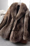 Men's Faux Mink Jacket Winter Short Fluffy Outerwear