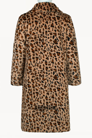 mens leopard fur coat winter brown long fuzzy overcoat 6 Alicefurs