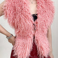 mongolian fur top shaggy v neck backless vest for women in pink 5_deb99462 7140 434a b101 27f198288e90 Alicefurs