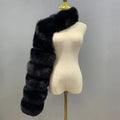 one arm fur sleeve for women in black Alicefurs