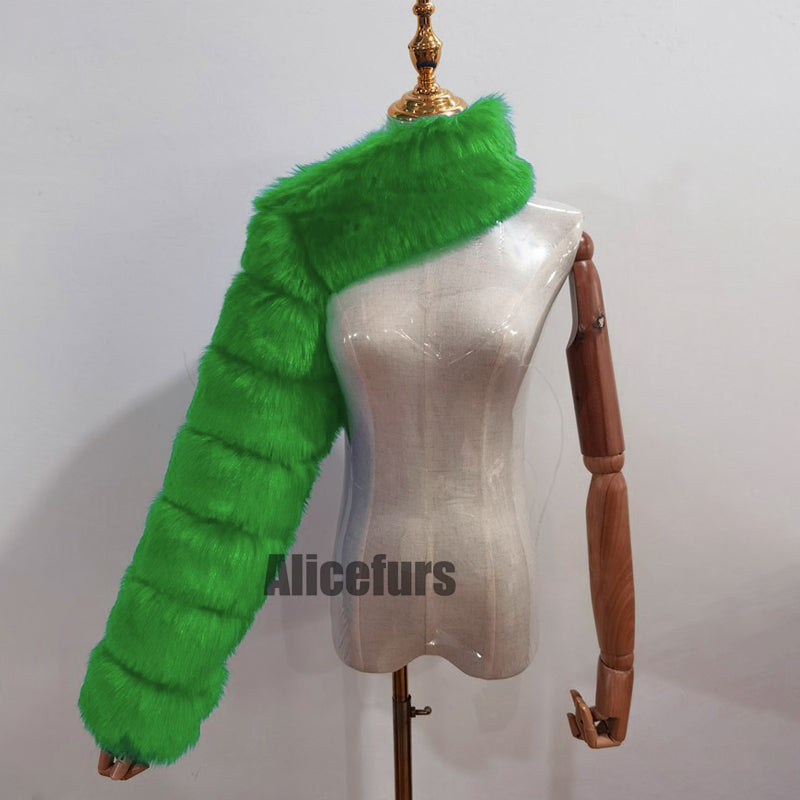 One Arm Fur Sleeve for Women