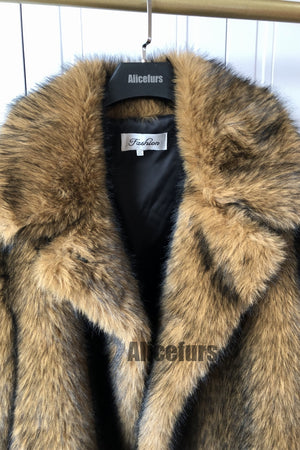 oversized faux fur coat fluffy mid length overcoat for women 11 Alicefurs