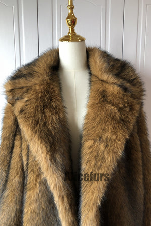 oversized faux fur coat fluffy mid length overcoat for women 7 Alicefurs