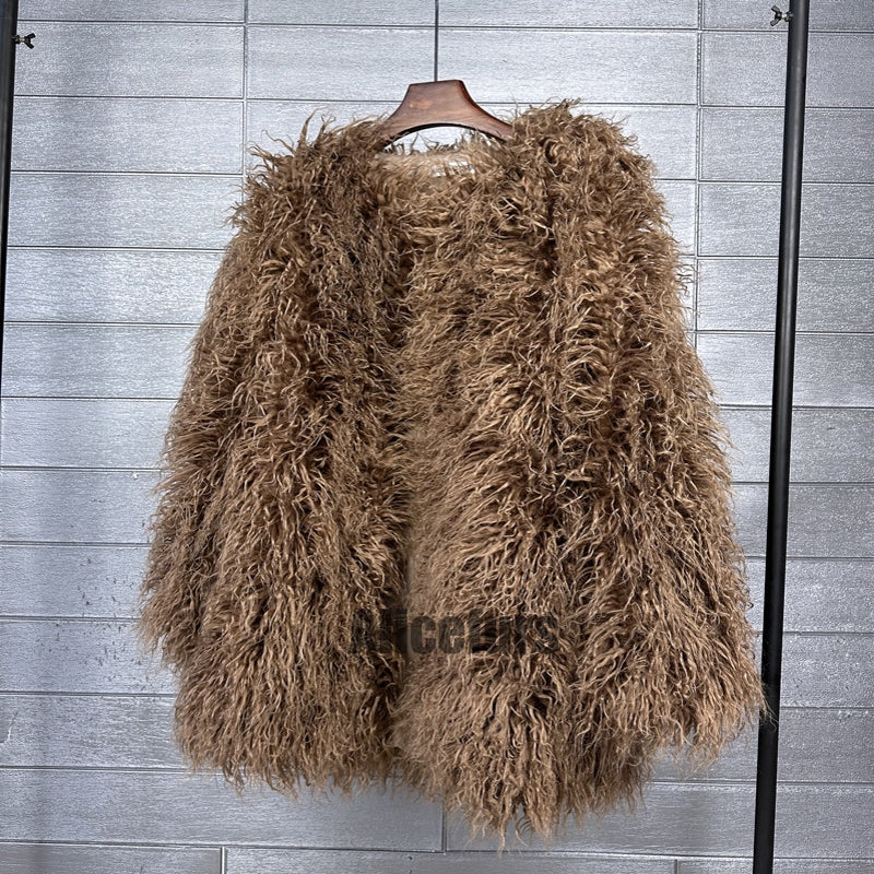 Shaggy Faux Fur Jacket Ladies' Winter Fluffy Coat