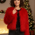 shaggy mongolian faux fur jacket for women in red 5 Alicefurs