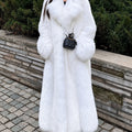 Maxi Faux Fur Coat Long Fluffy Winter Overcoat for Women